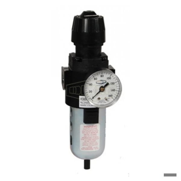 Dixon Wilkerson by Self-Relieving Standard Compact Filter/Regulator with GC230 Gauge and Bowl Guard, Polyc CB6-03MG - main